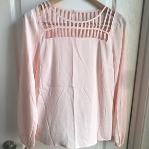 Gianni Bini Light Pink Blouse